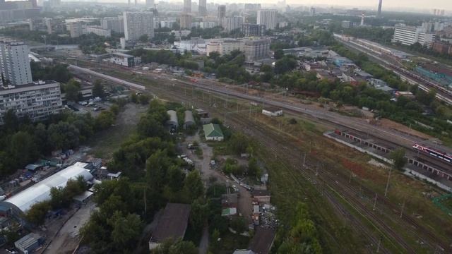 Строящаяся станция "Марьина роща" и вокруг смотреть онлайн