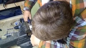 Телескопическая нога для фидерной платформы, своими руками.