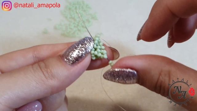 Колье из бисера с розой КАРМЕН/Часть 5/АЖУРНЫЙ ЖГУТ/Beaded necklace/Natali Amapola смотреть онлайн