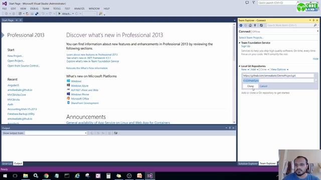 using github with visual studio 2012 /2013 / 2015 смотреть онлайн