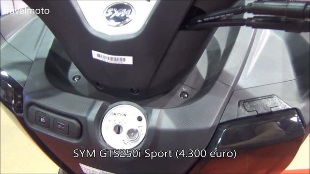 The SYM GTS 250i scooter 2017 смотреть онлайн