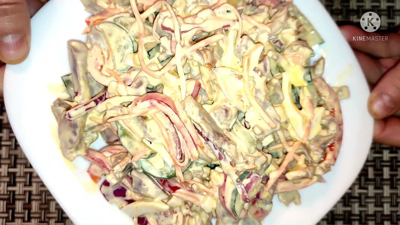 Мой любимый САЛАТ "НЕИСКУШЕННЫЙ ГУРМАН". Достоин Вашего внимания. смотреть онлайн