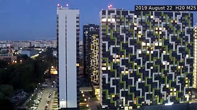 Стройка ЖК Летний сад (2 камера) 22 августа 2019 г смотреть онлайн
