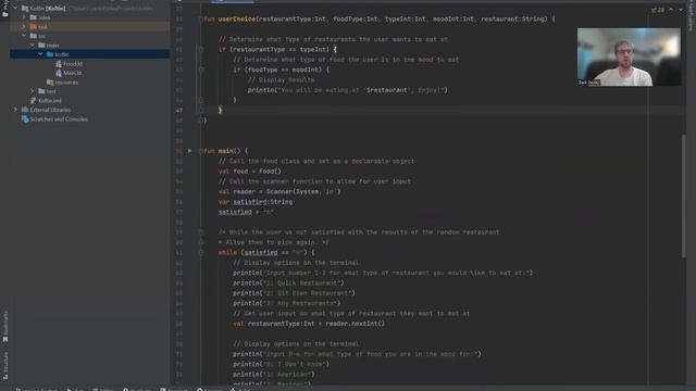Kotlin Random Resturant Program смотреть онлайн