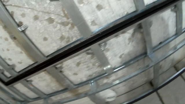 Ремонт на вторичке с нуля. Трековые светильники в потолке из гипсокартона на кухне. № 13 смотреть онлайн