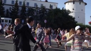 Супер флешмоб в Казани. Свадьба у стен Кремля!!! Flash mob in Kazan 2013