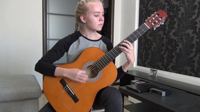 Green Day - Boulevard Of Broken Dreams (acoustic guitar cover) смотреть онлайн