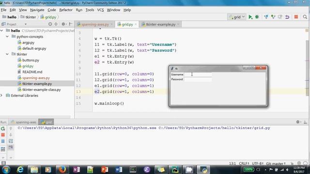 Python GUI: Controlling layout using grid in Hindi смотреть онлайн