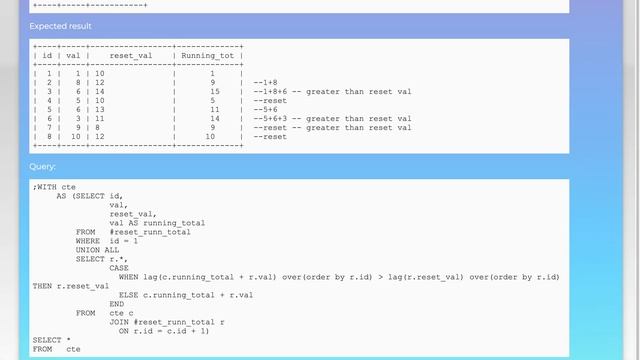 Reset Running Total based on another column смотреть онлайн