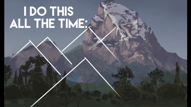 Surprisingly Easy Hack to Painting Mountains [procreate digital art tutorial] смотреть онлайн