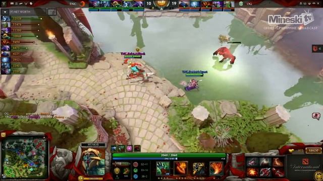 OG vs TNC - Lower Bracket - Game 2 - The International 6 смотреть онлайн