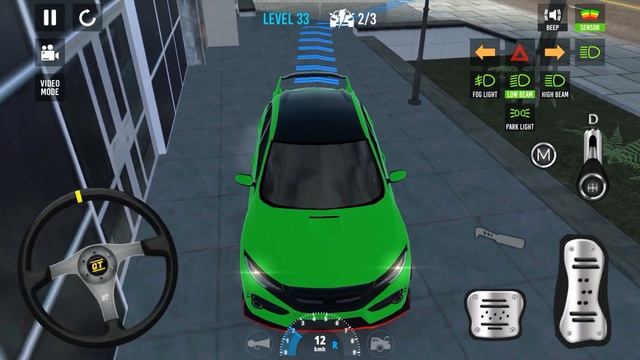 Honda Civic Type R City Driving- Car Parking 3D Online Drift -Ep-216 смотреть онлайн