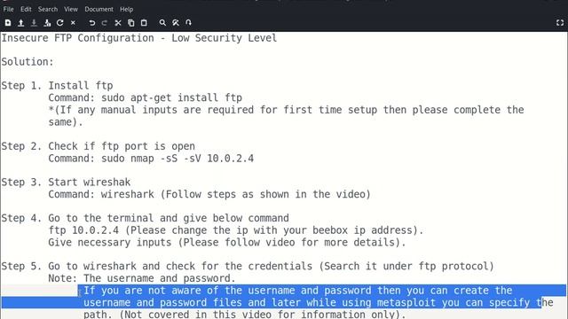 BWAPP Insecure FTP Configuration