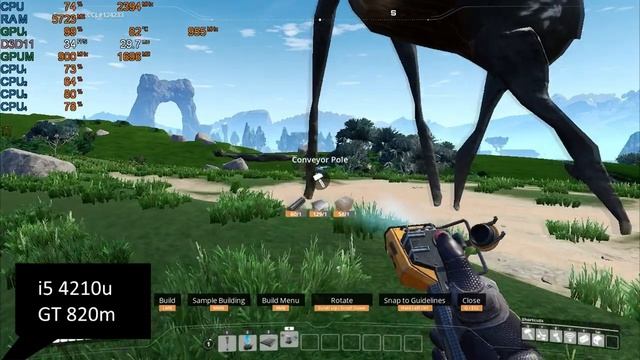 Satisfactory на слабом ноутбуке