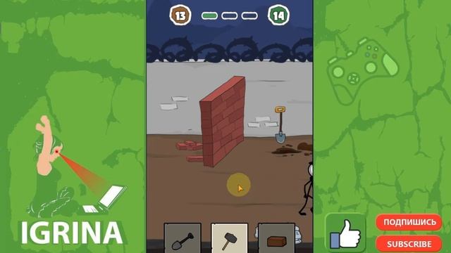 Rescue the Lover 11-15 уровень НОВАЯ ИГРА СТИКМЕНА ? гайд 11-15 level game HD смотреть онлайн