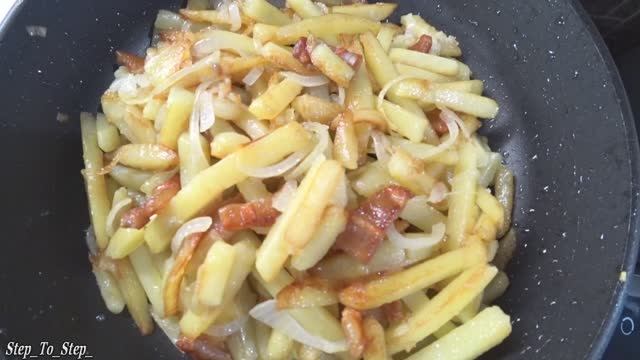 Как ЖАРИТЬ картошку на САЛЕ? Жареная картошка. Вкус детства! смотреть онлайн