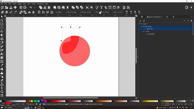Clip Group | inkscape 1.2 hindi tutorial смотреть онлайн