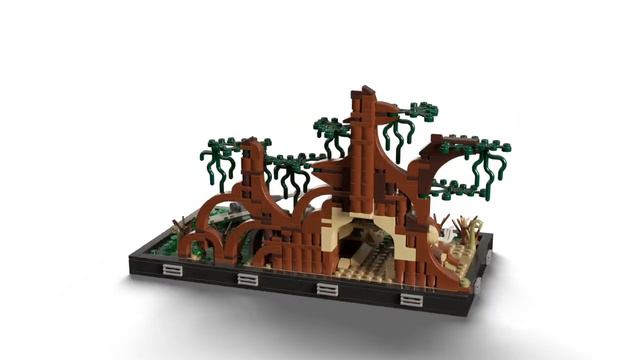 LEGO ЛЕГО Star Wars Диорама Джедайские тренировки на Дагобе 75330 смотреть онлайн