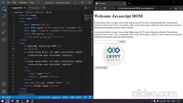 Javascript Cours 14 : DOM javascript getElementBy() in Arabic Darija دورة تعلم بالدارجة javascript смотреть онлайн