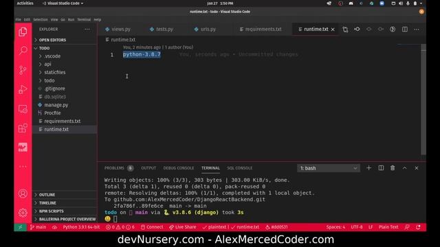 AM Coder - Django/React Build #7 - Fixing Heroku Python Version Issues смотреть онлайн