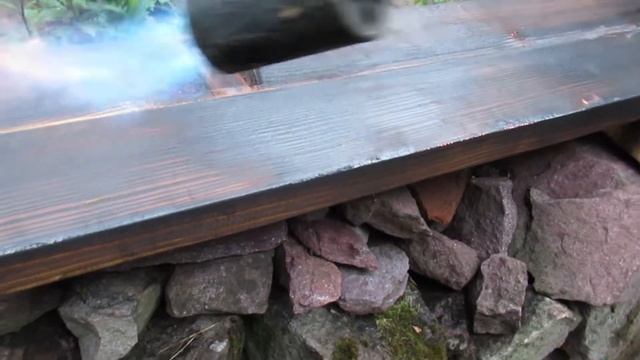 БРАШИРОВАНИЕ ДОСКИ ОГНЕМ смотреть онлайн
