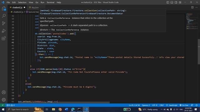 Build a Telegram Chat Bot with Database Firebase and api using nodeJS смотреть онлайн