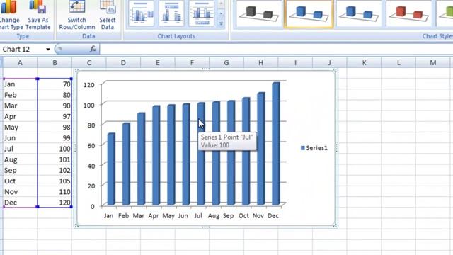 How-to Make a 3 D Column Chart Match the Gridlines in Excel смотреть онлайн