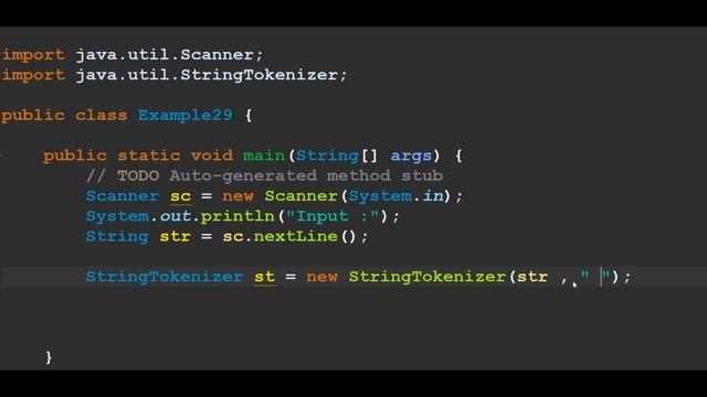 What does count tokens do in Java? | String in java смотреть онлайн