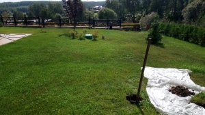 Поиск утечки воды в ПНД трубе системы полива