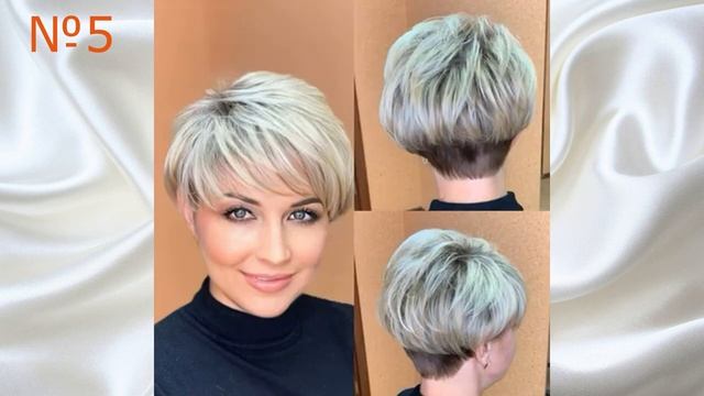 10 КОРОТКИХ СТРИЖЕК для женщин 40-50 лет : прекрасные идеи на весну 2021 года. смотреть онлайн