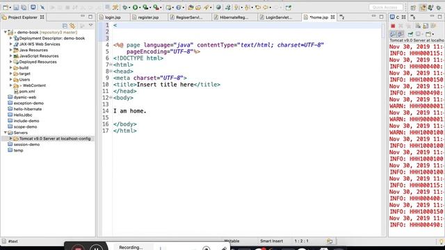 10. Session Scope and Session Management at protect home pages. смотреть онлайн