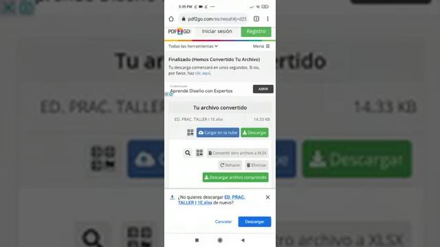 Convertir PDF a Excel con pdf2go cpem54 смотреть онлайн