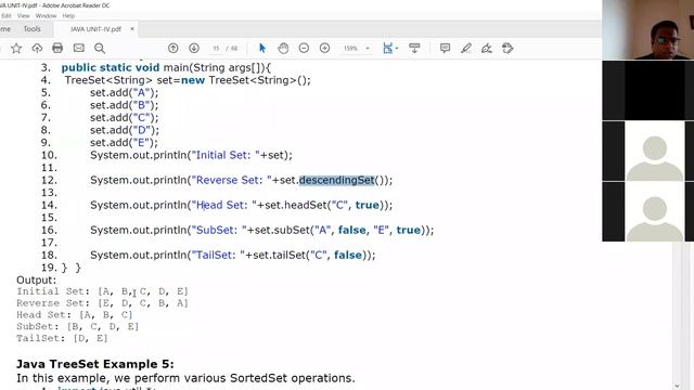 Java TreeSet Class смотреть онлайн