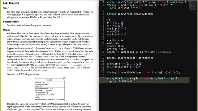Generics in Java with ArraySet смотреть онлайн