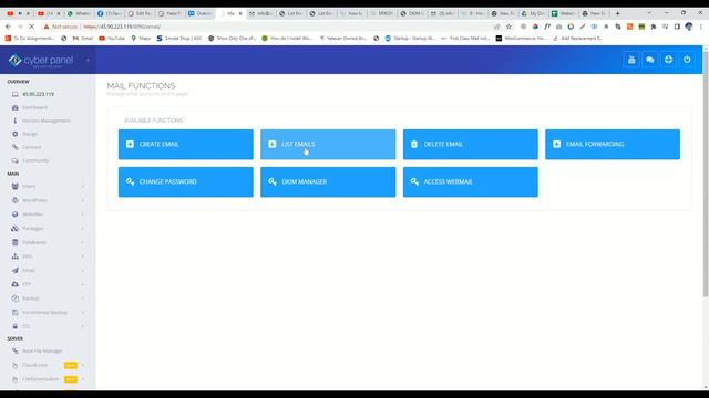 Change Email Password in VPS CyberPanel Mail Server | SnappyMail смотреть онлайн