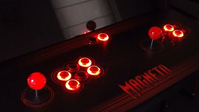 Magneto arcade cabinet led animation смотреть онлайн