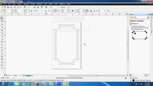 Tutorial Coreldraw X5 | Part 9 Shape смотреть онлайн