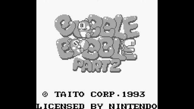 Game Boy - Bubble Bobble Part 2 'Title' смотреть онлайн