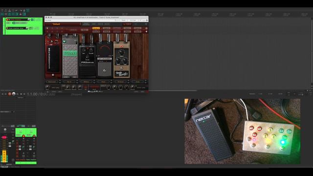 Microcontroller Set-up In Reaper Using The Third-party Guitar VST Amplitube