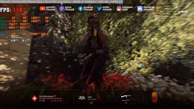 BFV 4K 120Hz PC Max Settings | W-3175X @ 4.50Ghz | Titan RTX SLI | ThirtyIR смотреть онлайн