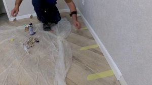 Установка Дюрополимерного плинтуса