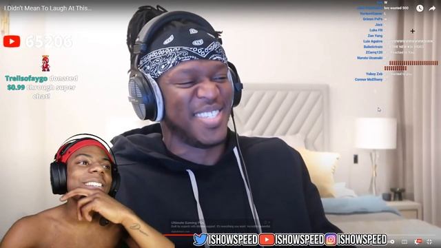 ISHOWSPEED REACTS TO KSI REACTING TO HIM смотреть онлайн