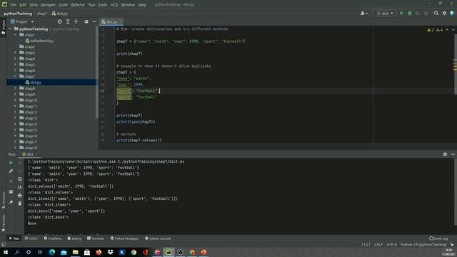 Introduction to Dictionaries in Python (Chap7) смотреть онлайн