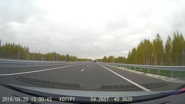 Новый участок дороги на трассе М5 объезд с.Кирицы смотреть онлайн