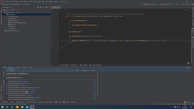 Creating an IdentityServer 5 Project смотреть онлайн