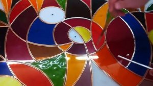 Пайка витража