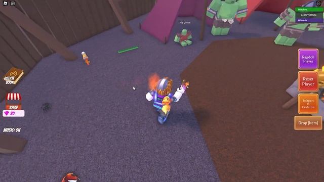 How To Complete The Goblin Quest In Wacky Wizards (Roblox) смотреть онлайн