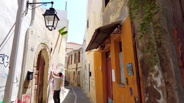 Старый город Ретимно. Греция Крит 2021. Walking Tour Rethymno. смотреть онлайн