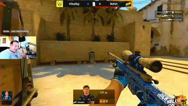 CSGO PROS and STREAMERS REACT TO S1MPLE CRAZY PLAYS! смотреть онлайн