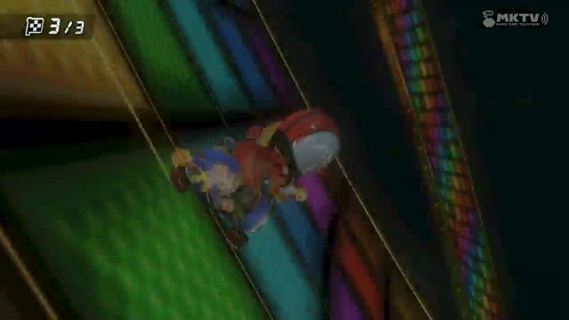 Fry (Futurama) on (N64) Rainbow Road in a Scooty Puff Jr. смотреть онлайн